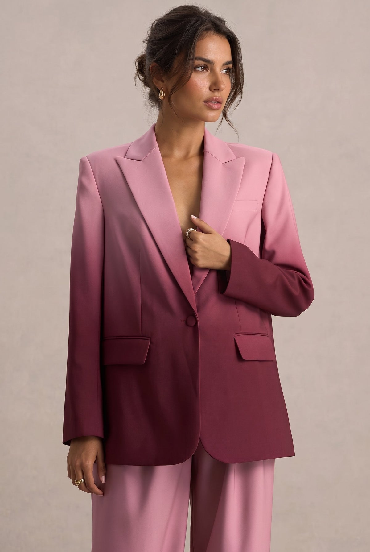 Enya | Ombre Print Blazer