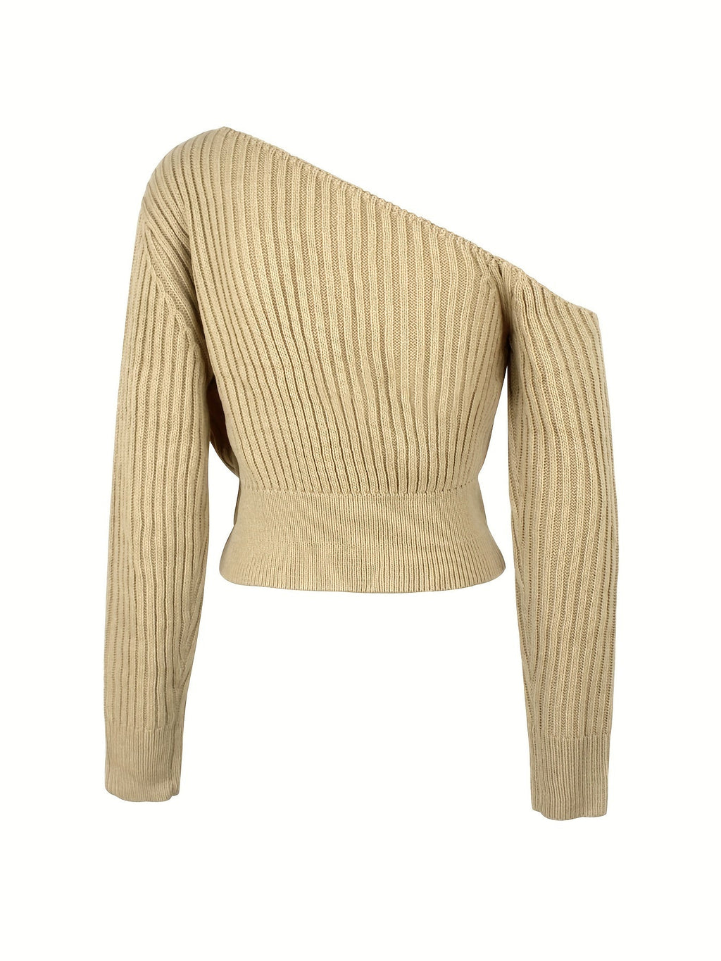 Vera | Asymmetrische Trui met Open Schouder