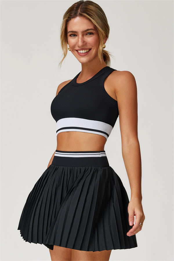 Louise | Tennisrok met Accordeonplooien