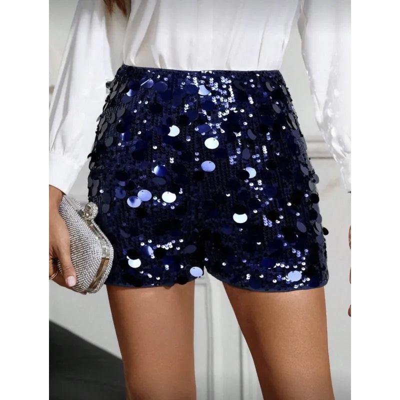 Anouk | Dames Shorts met Hoge Taille en Pailletten