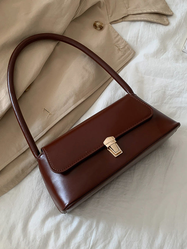 Fleur | Chique Leren Schoudertas in 4 Kleuren