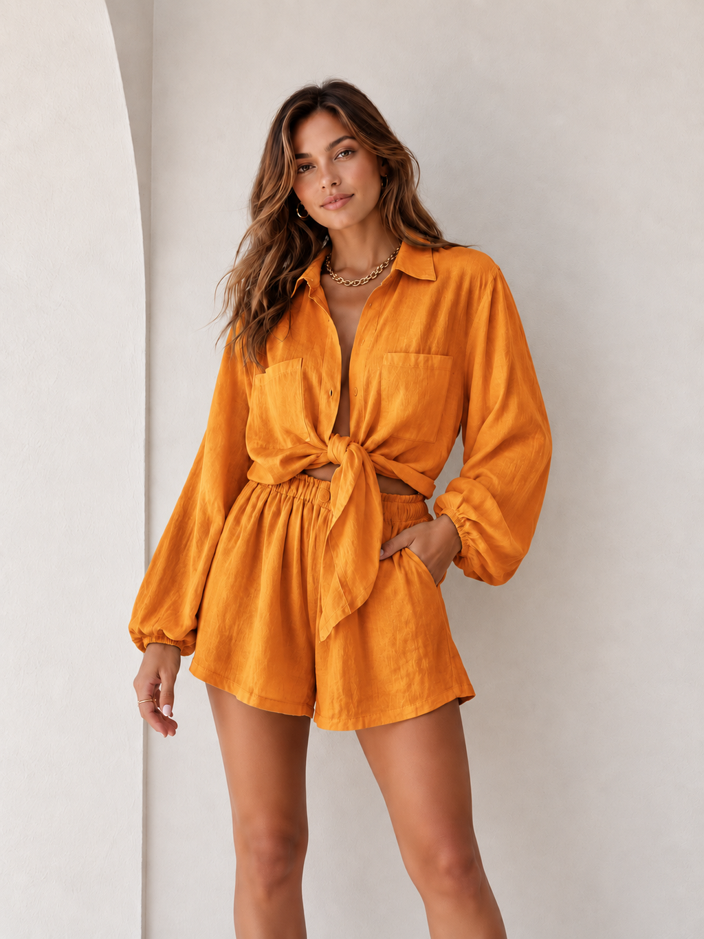Noa | Linnen Look Co-ord Set