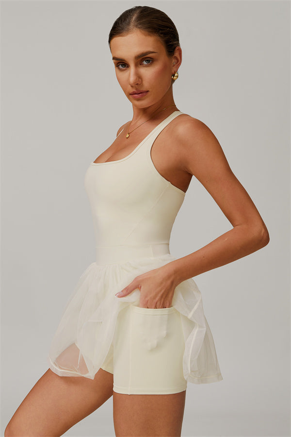 Colette | Tennisjurk met Bubble-Hem