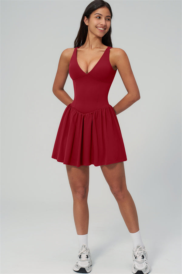 Vivienne | Tennisjurk met V-Hals