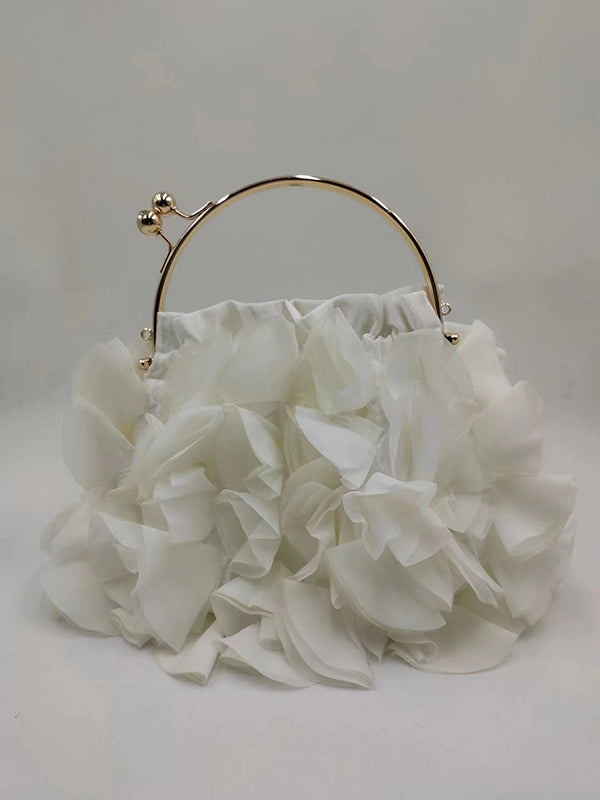 Céleste | Handtas met Driedimensionale Bloemenprint