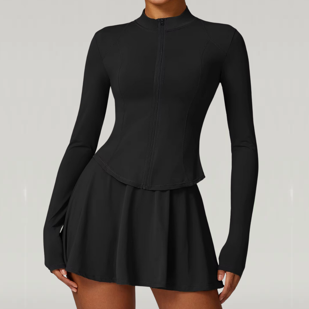 Jessie | Tweedelige sportset met sportvest en sportrokje