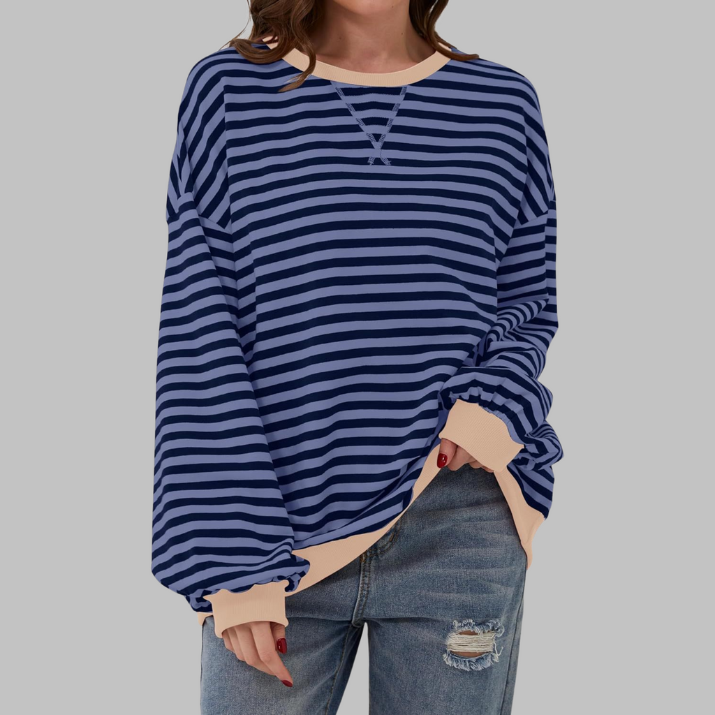 Marleen | Langsleeve Gestreepte Shirt