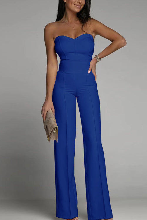 Lies | Strapless jumpsuit in minimalistische chic