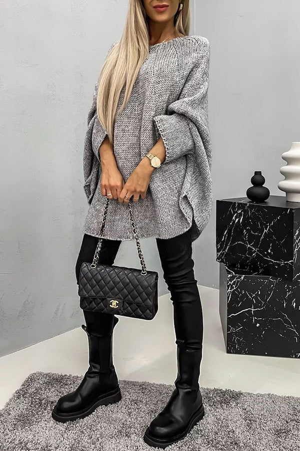Wietske | Gebreide Poncho Trui