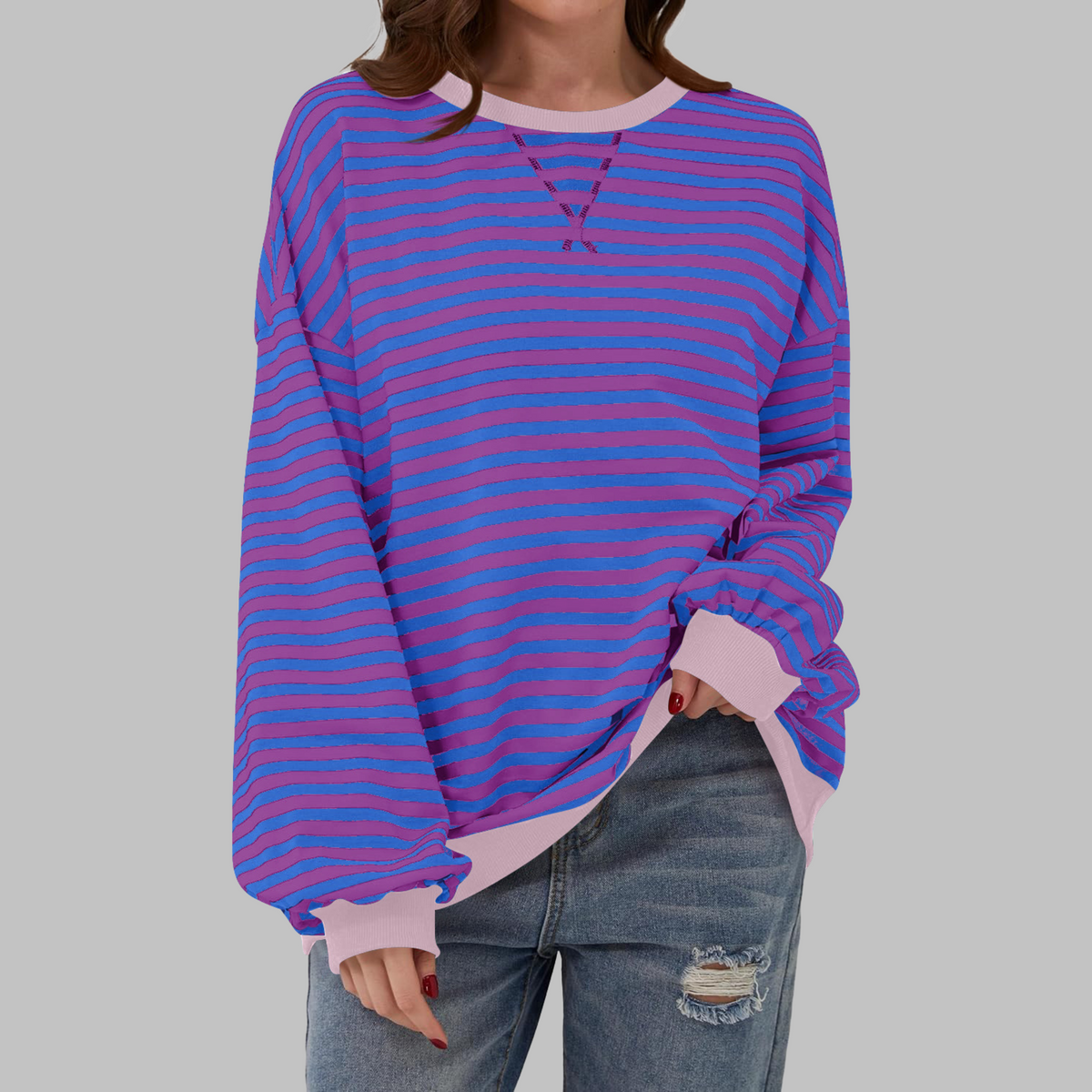 Marleen | Langsleeve Gestreepte Shirt