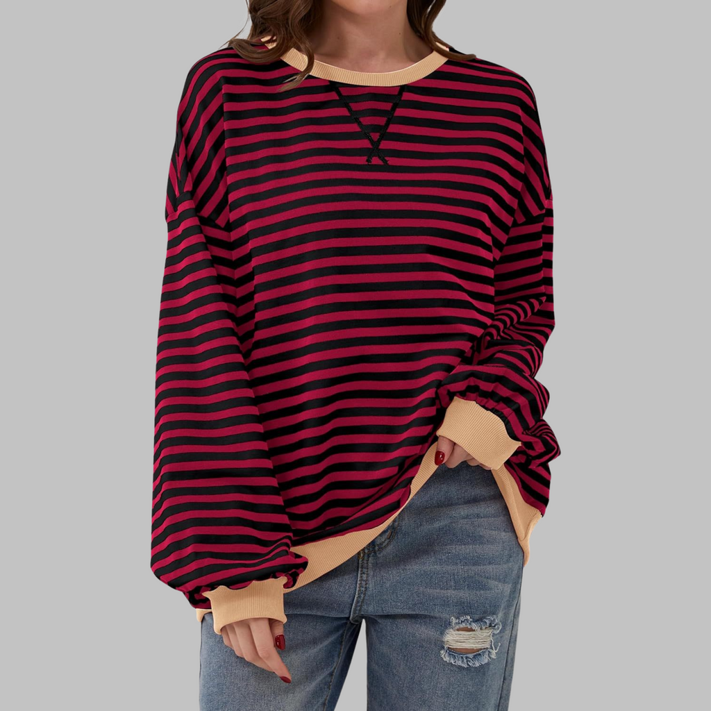 Marleen | Langsleeve Gestreepte Shirt