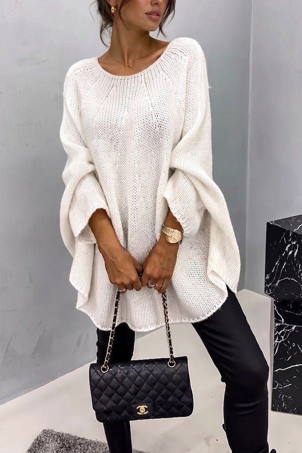 Wietske | Gebreide Poncho Trui