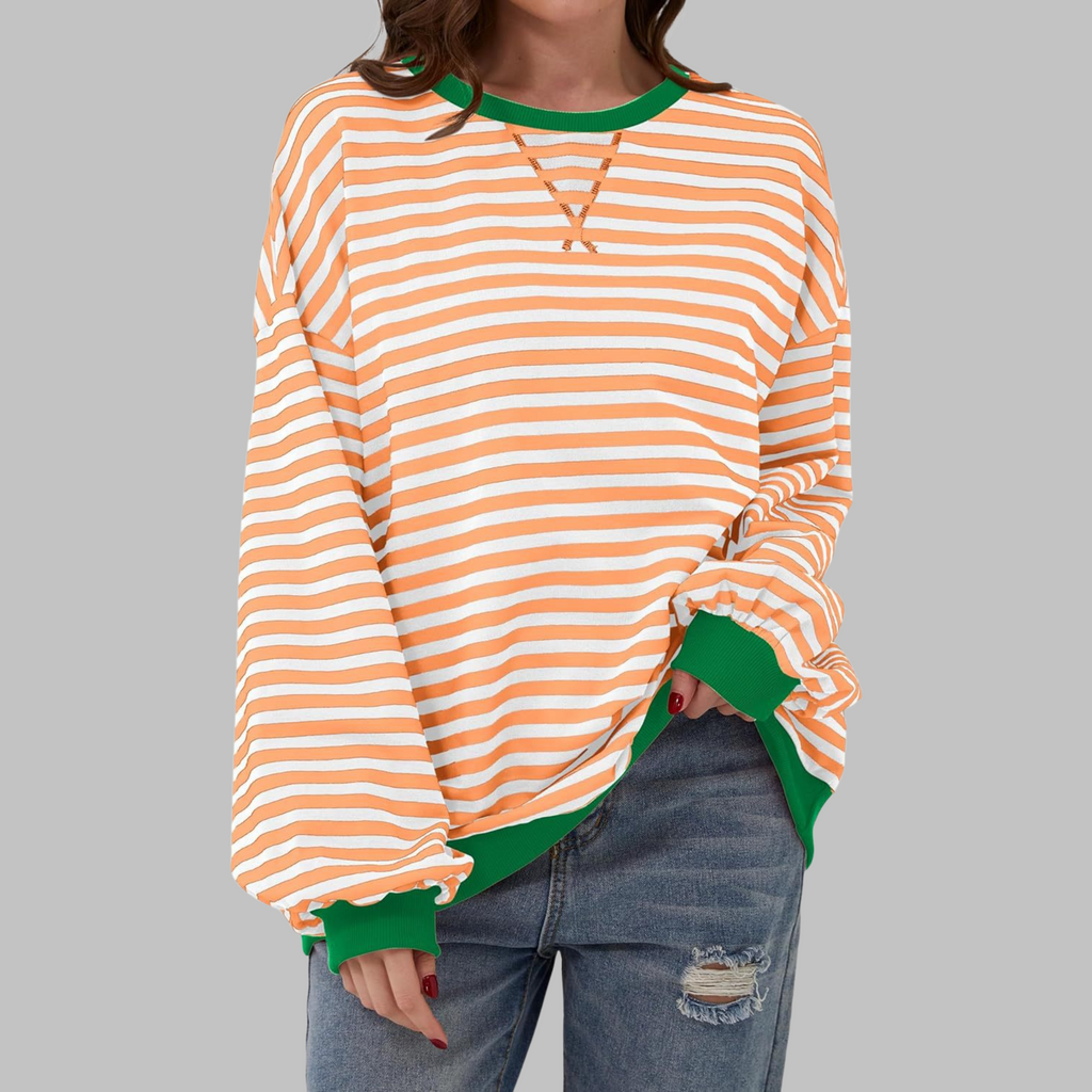 Marleen | Langsleeve Gestreepte Shirt
