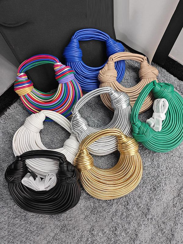 Colette | Geometrische Rits Handtas in Contrastkleur