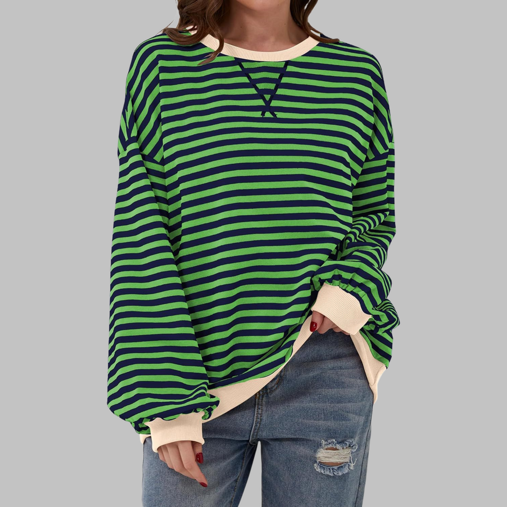 Marleen | Langsleeve Gestreepte Shirt