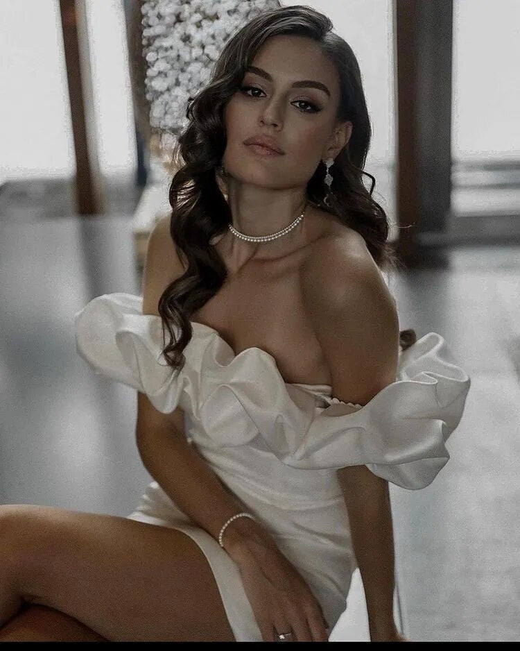 Sasha | Elegante Halslijn Jurk