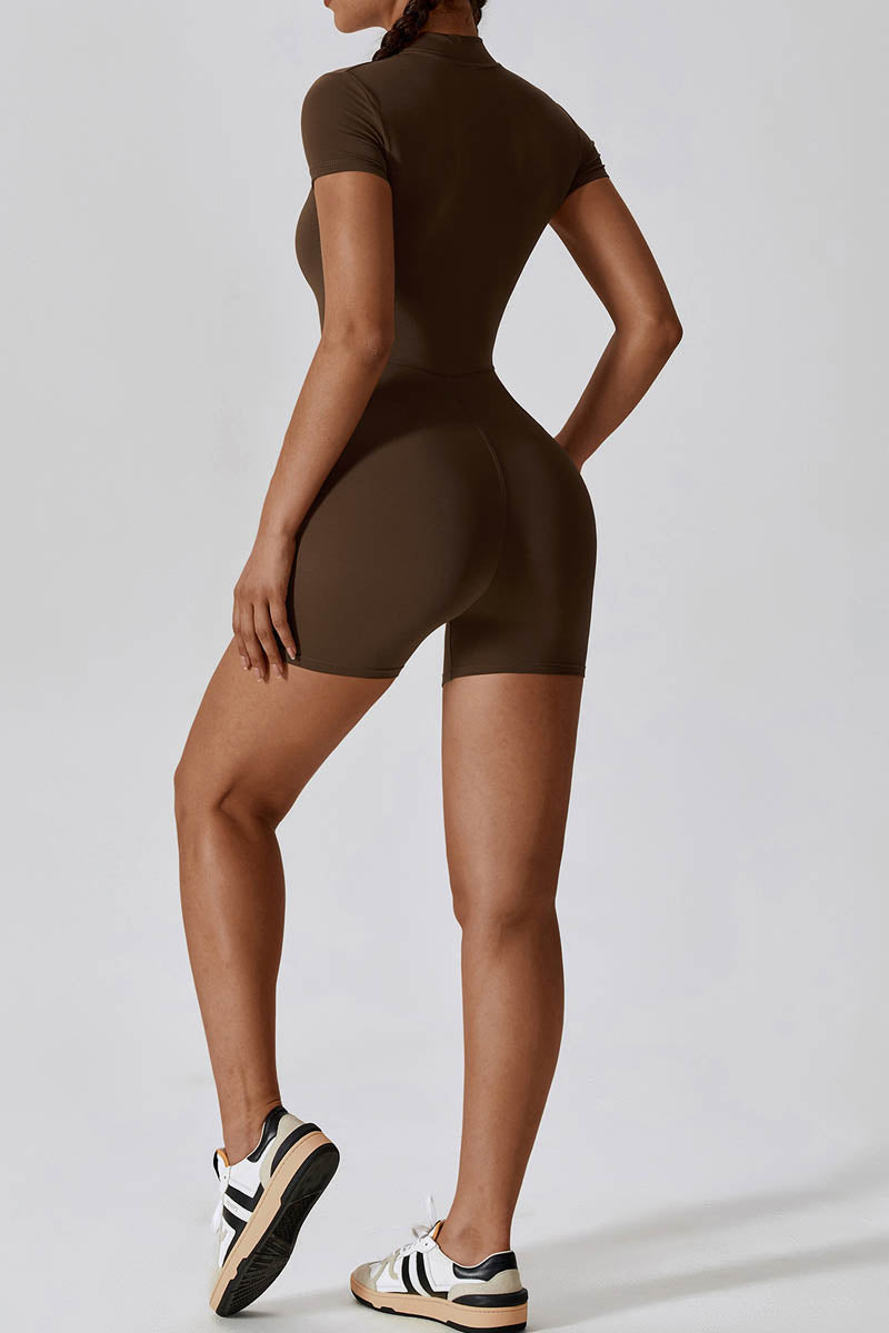Aria | Sport playsuit met ritssluiting