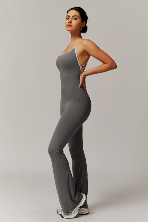 Jill | Sport jumpsuit met open rug