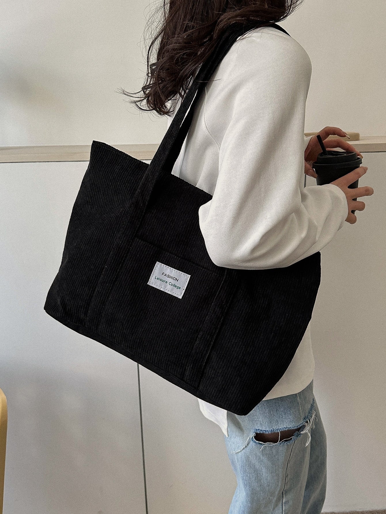 Roos | Corduroy shopper