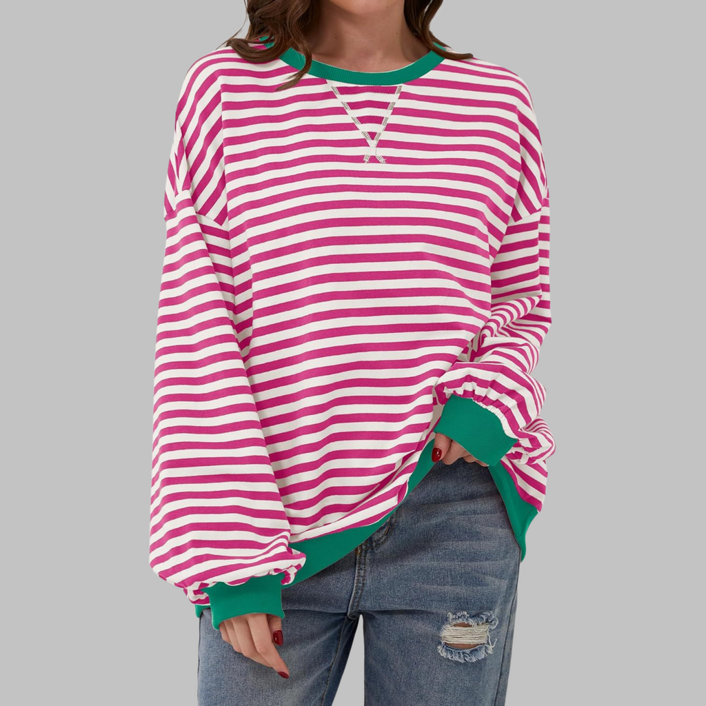 Marleen | Langsleeve Gestreepte Shirt