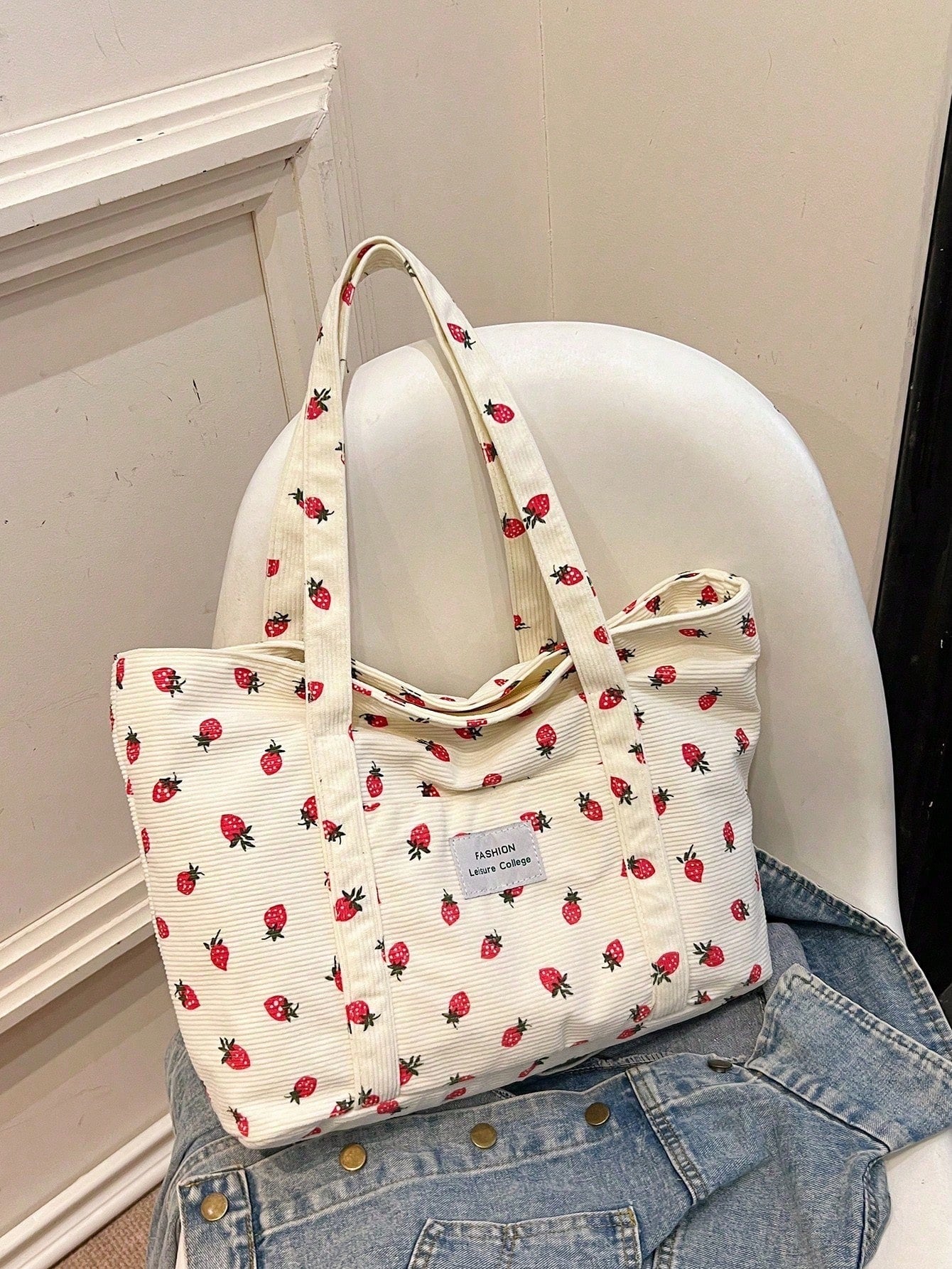 Roos | Corduroy shopper