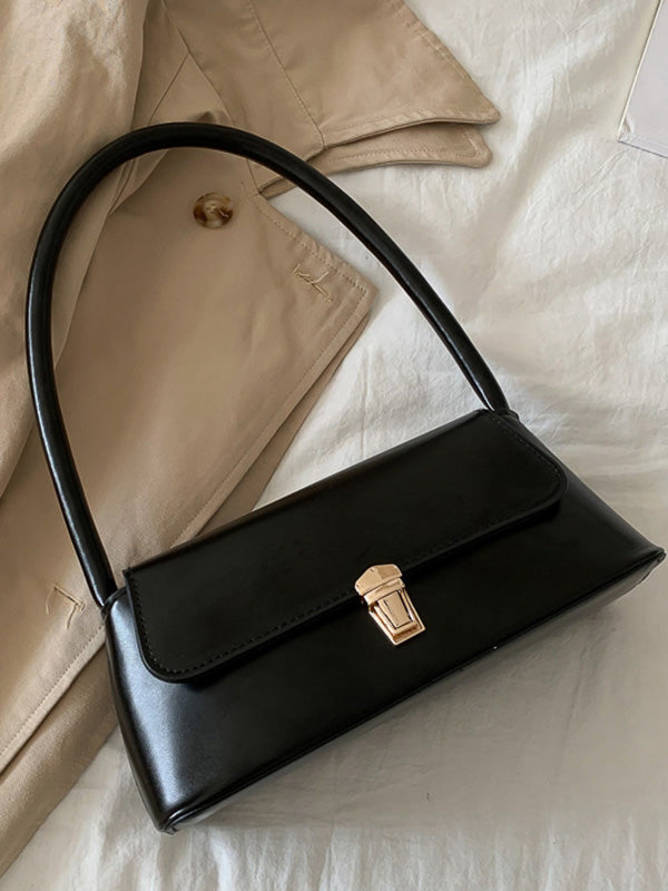 Fleur | Chique Leren Schoudertas in 4 Kleuren