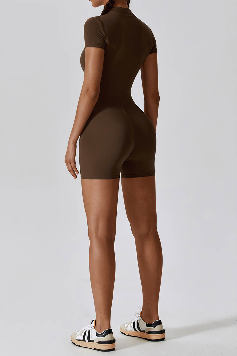 Aria | Sport playsuit met ritssluiting