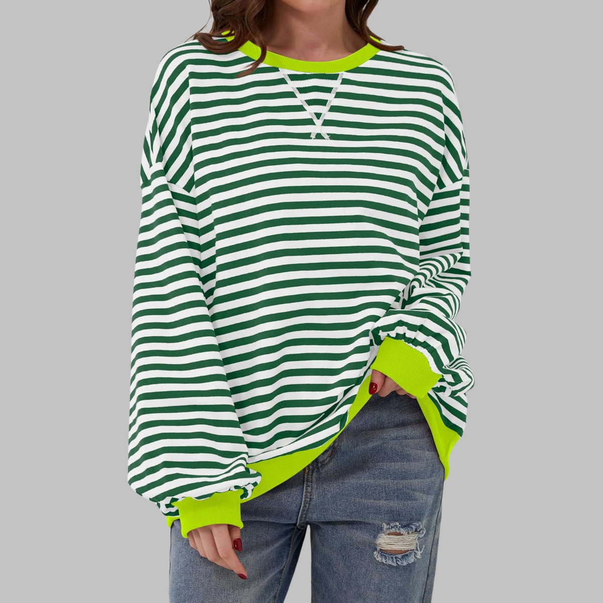 Marleen | Langsleeve Gestreepte Shirt