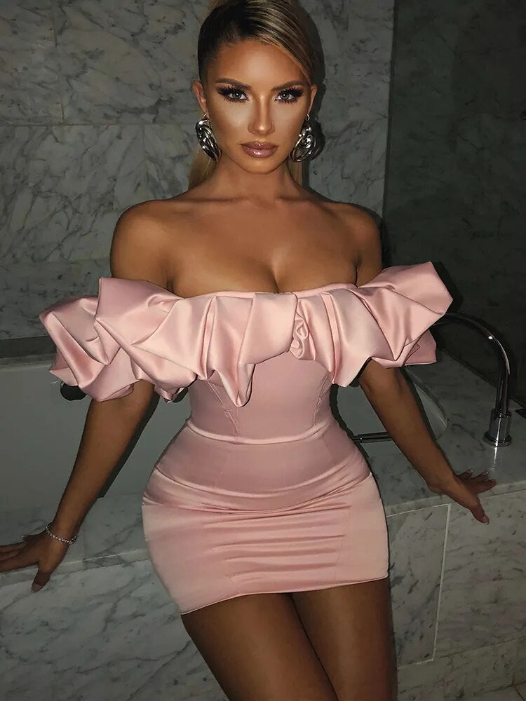 Sasha | Elegante Halslijn Jurk