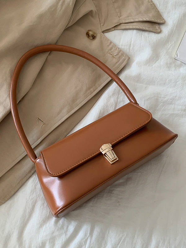 Fleur | Chique Leren Schoudertas in 4 Kleuren