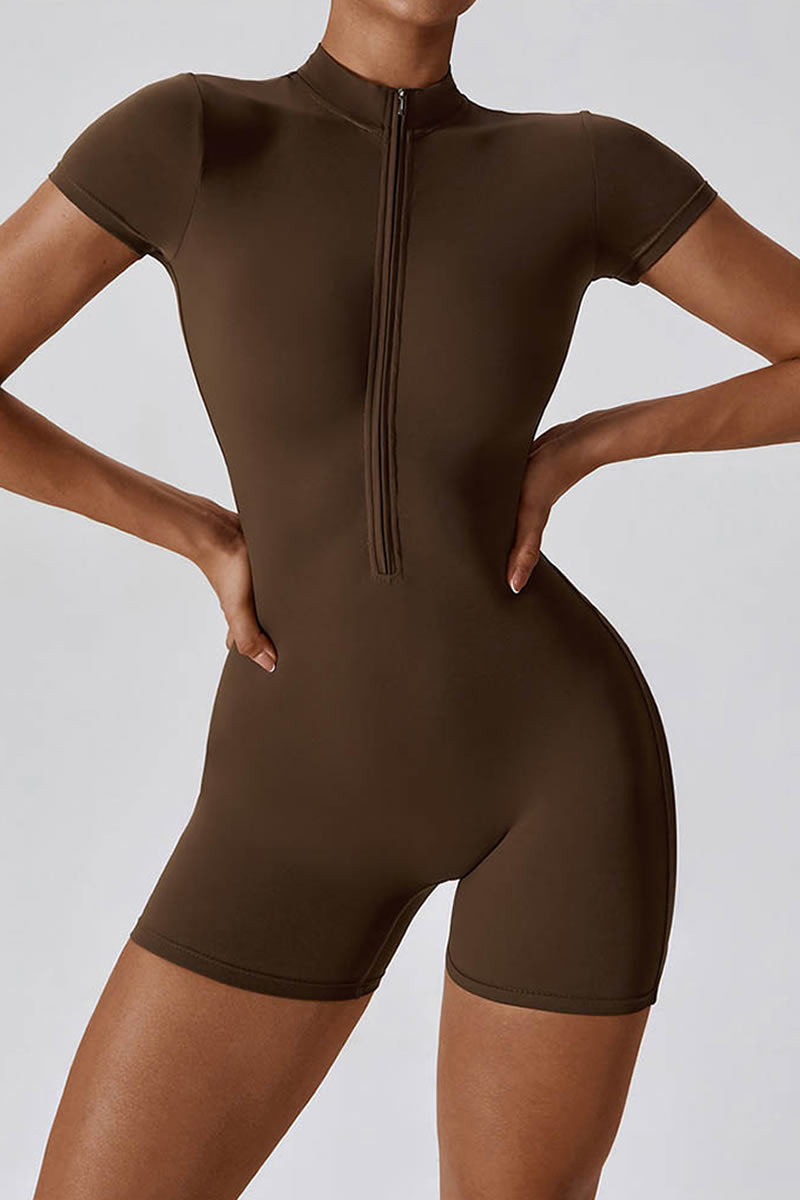 Aria | Sport playsuit met ritssluiting