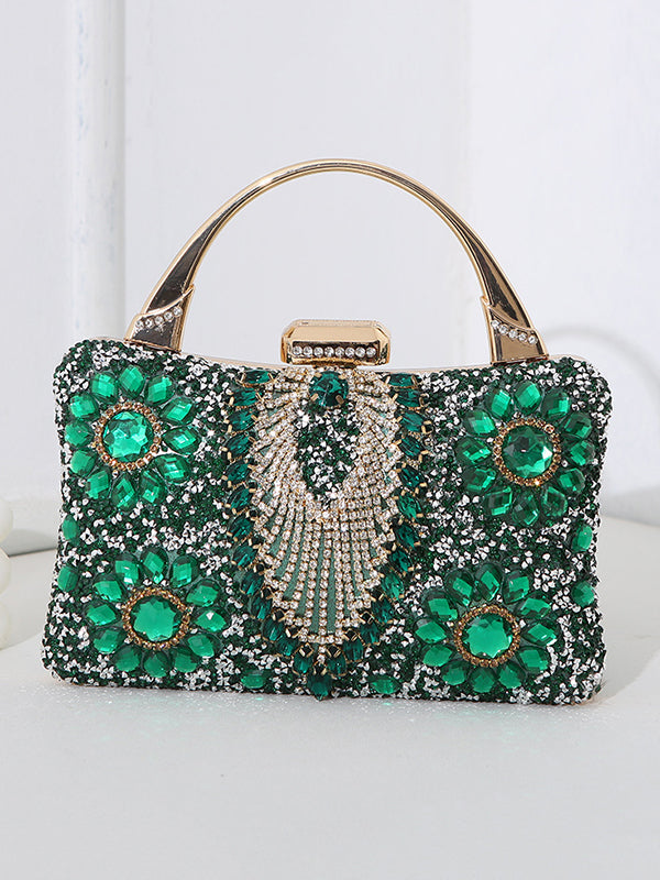 Margaux | Rhinestone Handtas met Kristallen Detail