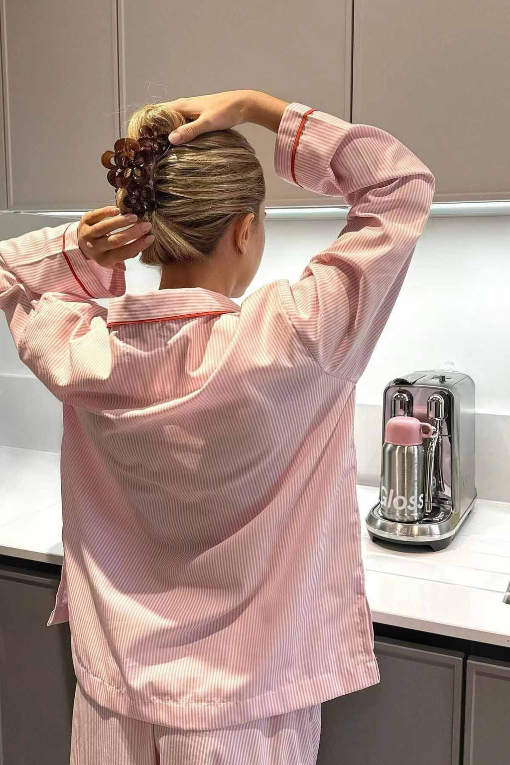 Lieve | Pyjama Set met Hartjes Knoopjes