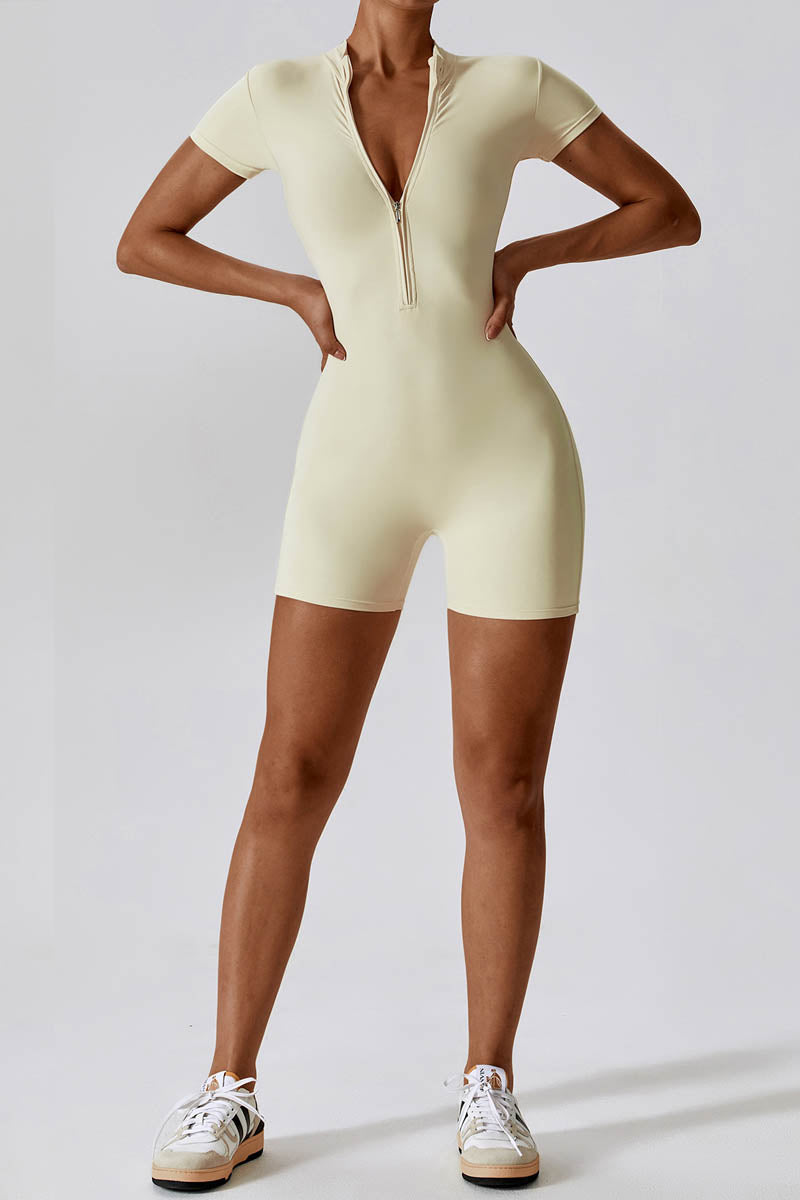 Aria | Sport playsuit met ritssluiting