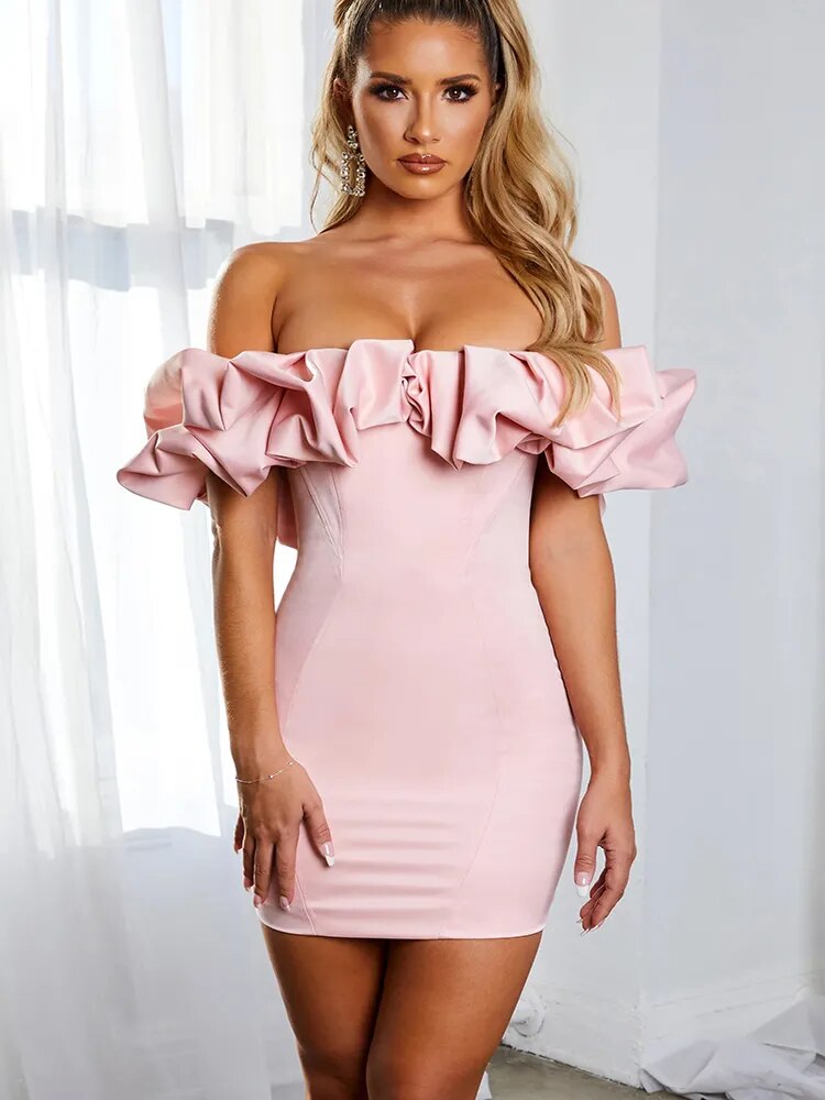 Sasha | Elegante Halslijn Jurk