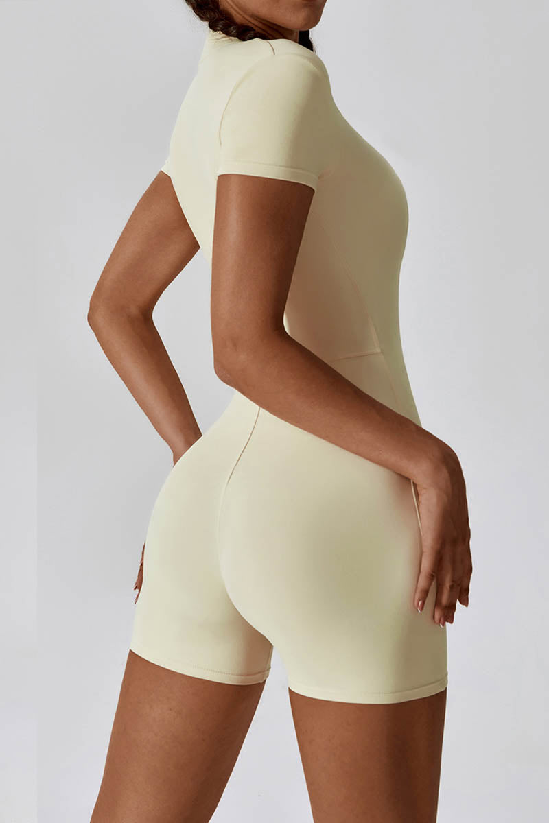 Aria | Sport playsuit met ritssluiting