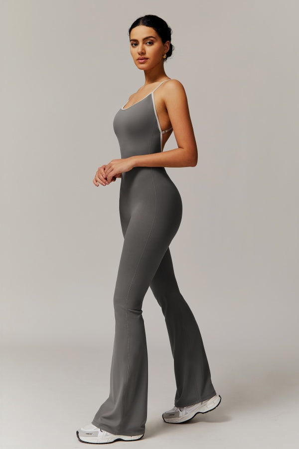 Jill | Sport jumpsuit met open rug