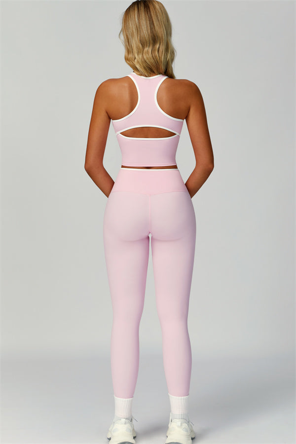 Nova | Sport tanktop met uitgesneden schterkant