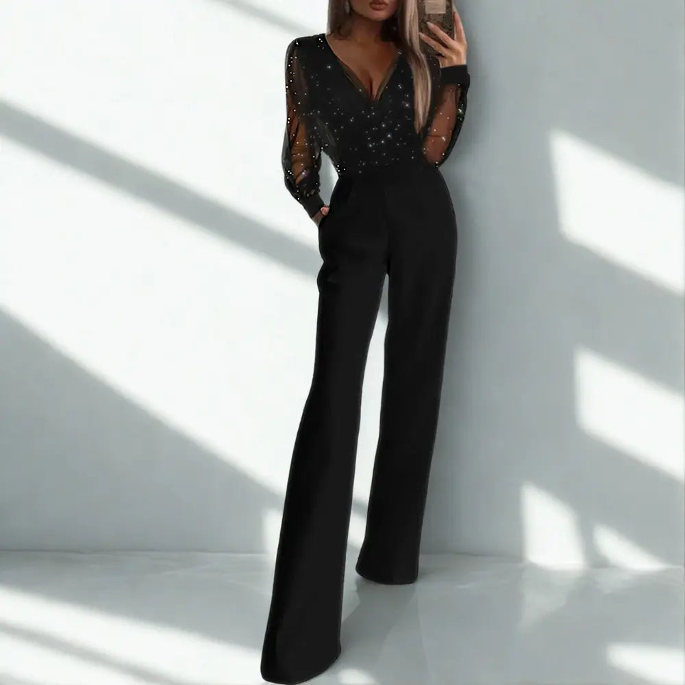Marwa | Jumpsuit met Glitter Top