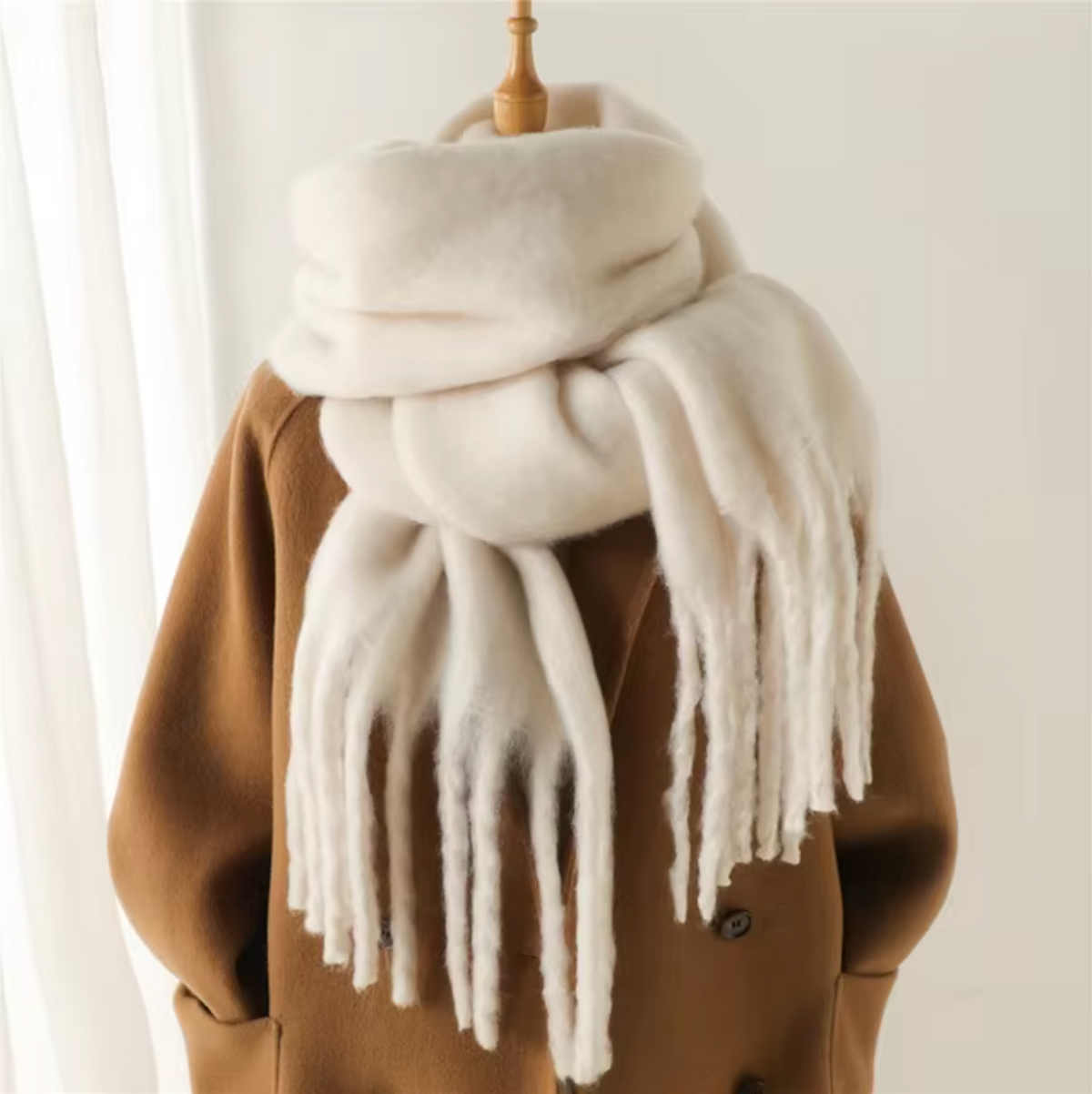 Oneka | Warme Kasjmier Wintersjaal