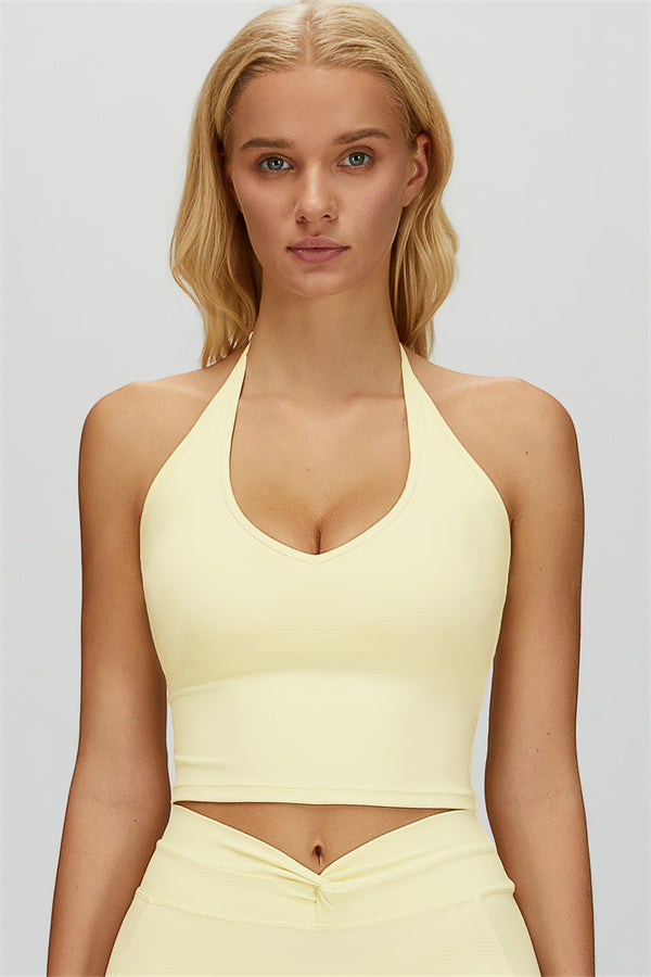 Céleste | Halter Crop Top met Rok 2-Delige Set