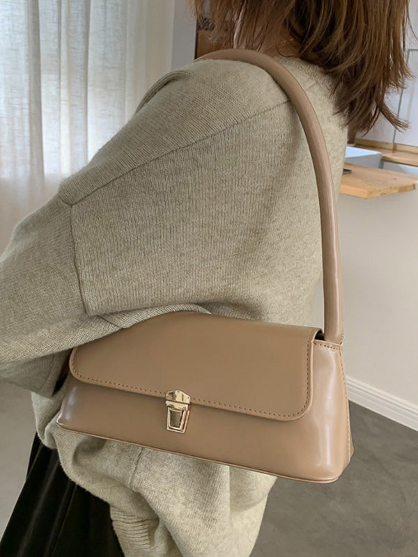 Fleur | Chique Leren Schoudertas in 4 Kleuren