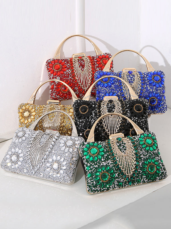 Margaux | Rhinestone Handtas met Kristallen Detail