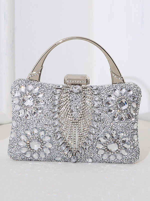 Margaux | Rhinestone Handtas met Kristallen Detail