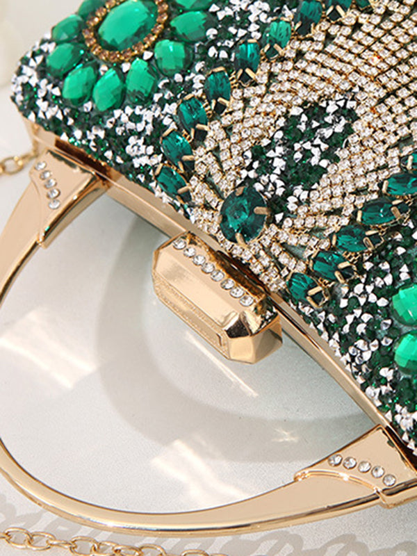 Margaux | Rhinestone Handtas met Kristallen Detail