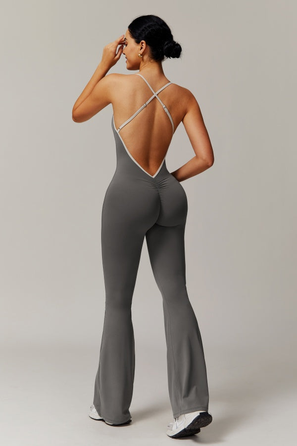 Jill | Sport jumpsuit met open rug