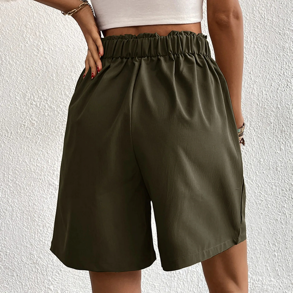 Sien | Korte Dames Broek met Knopen