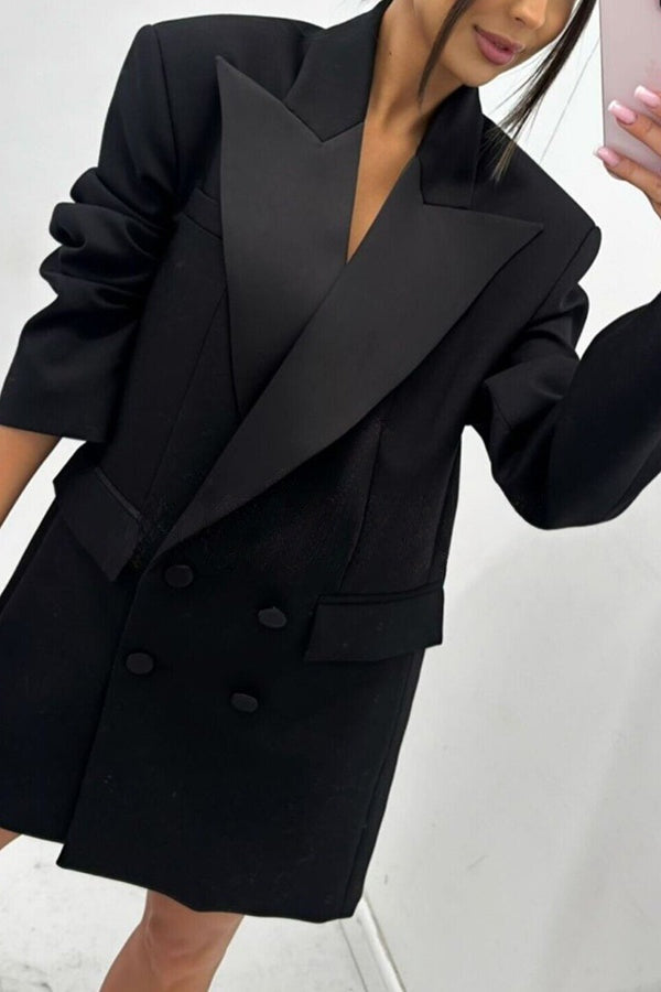 Fabienne | Satijnen Oversized Blazer