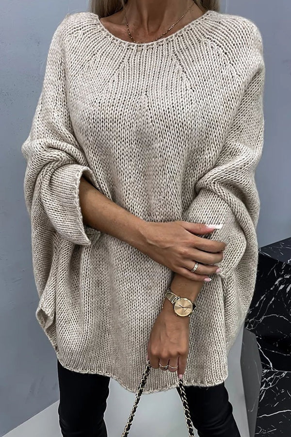 Wietske | Gebreide Poncho Trui