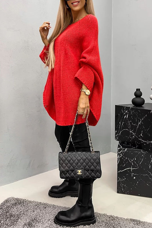 Wietske | Gebreide Poncho Trui